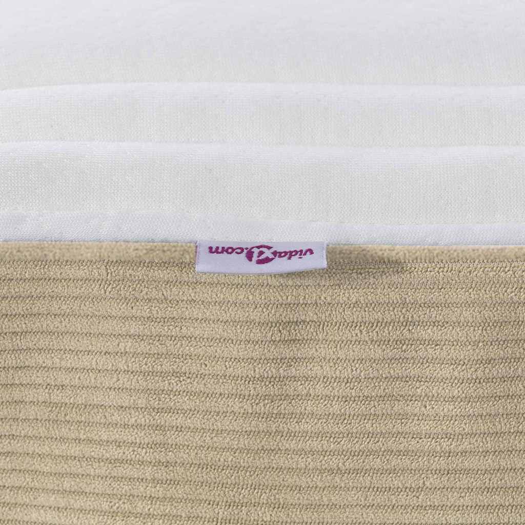 Bed Mattress with Mattress Green 80 x 200 cm Fabric