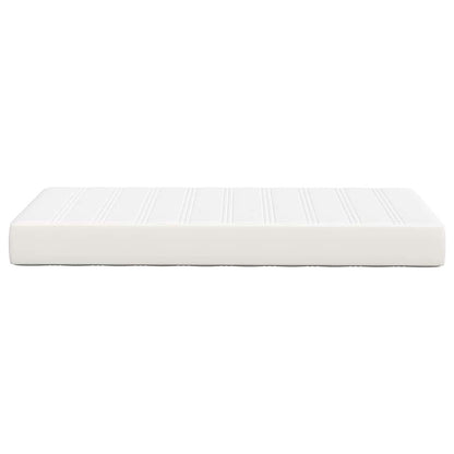 Bed Mattress with Mattress Cream 90 x 200 cm Fabric