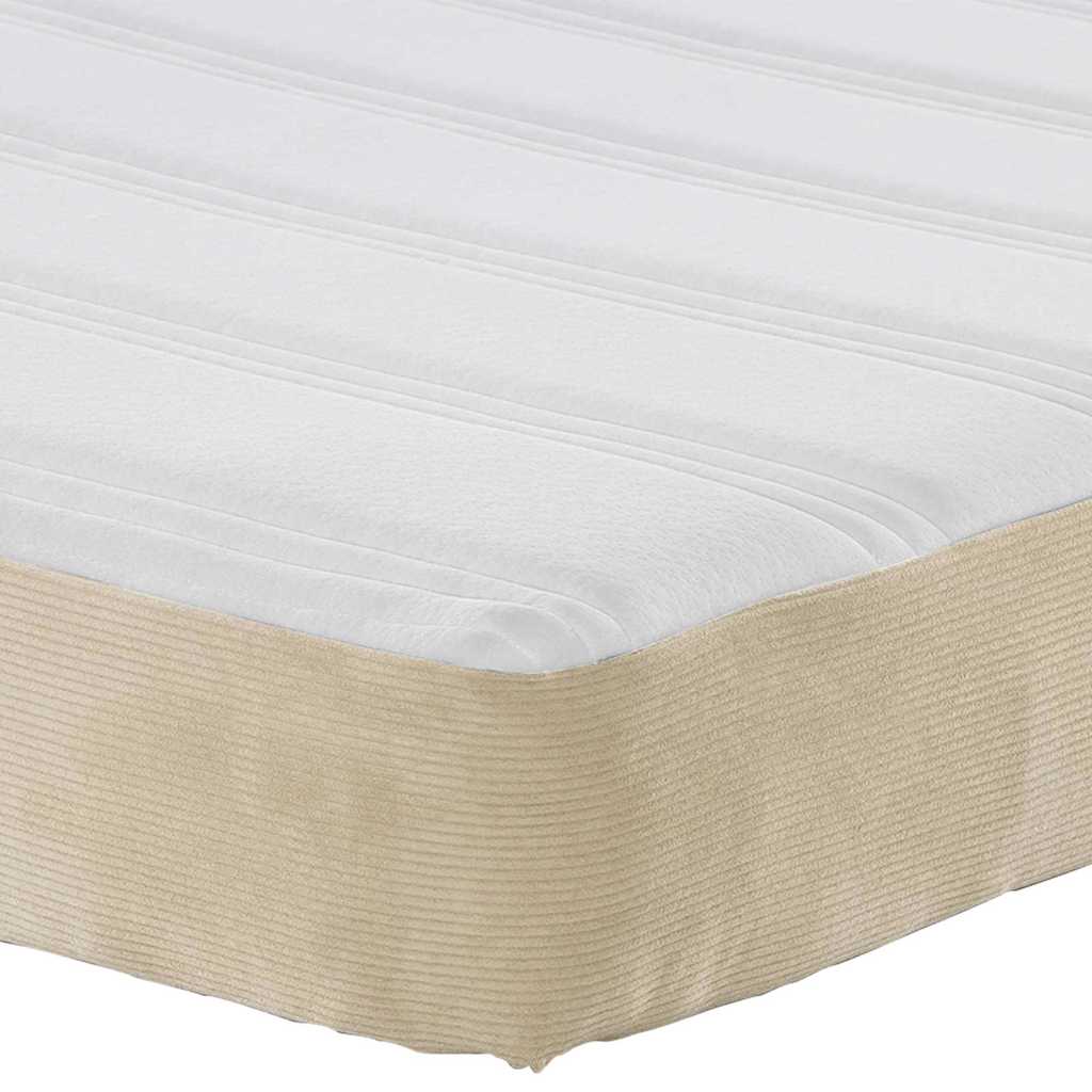 Bed Mattress with Mattress Green 90 x 200 cm Fabric
