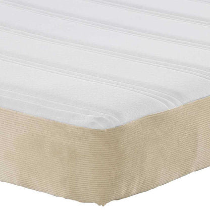 Bed Mattress with Mattress Green 90 x 200 cm Fabric