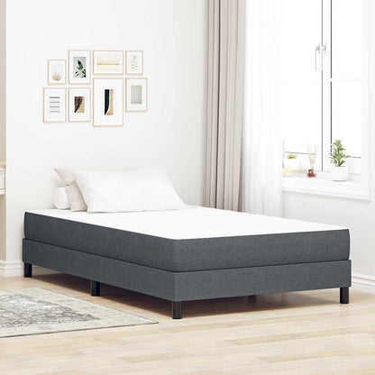 Bed Mattress with Mattress Grey 120 x 200 cm Fabric