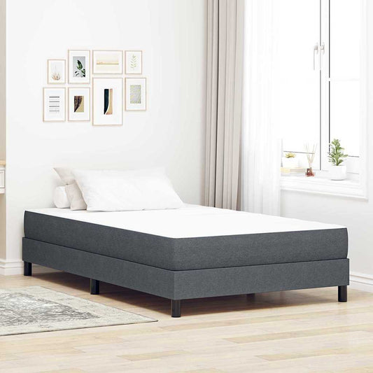 Bed Mattress with Mattress Grey 120 x 200 cm Fabric