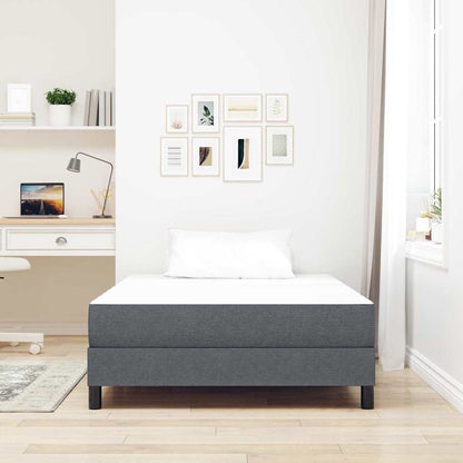 Bed Mattress with Mattress Grey 120 x 200 cm Fabric
