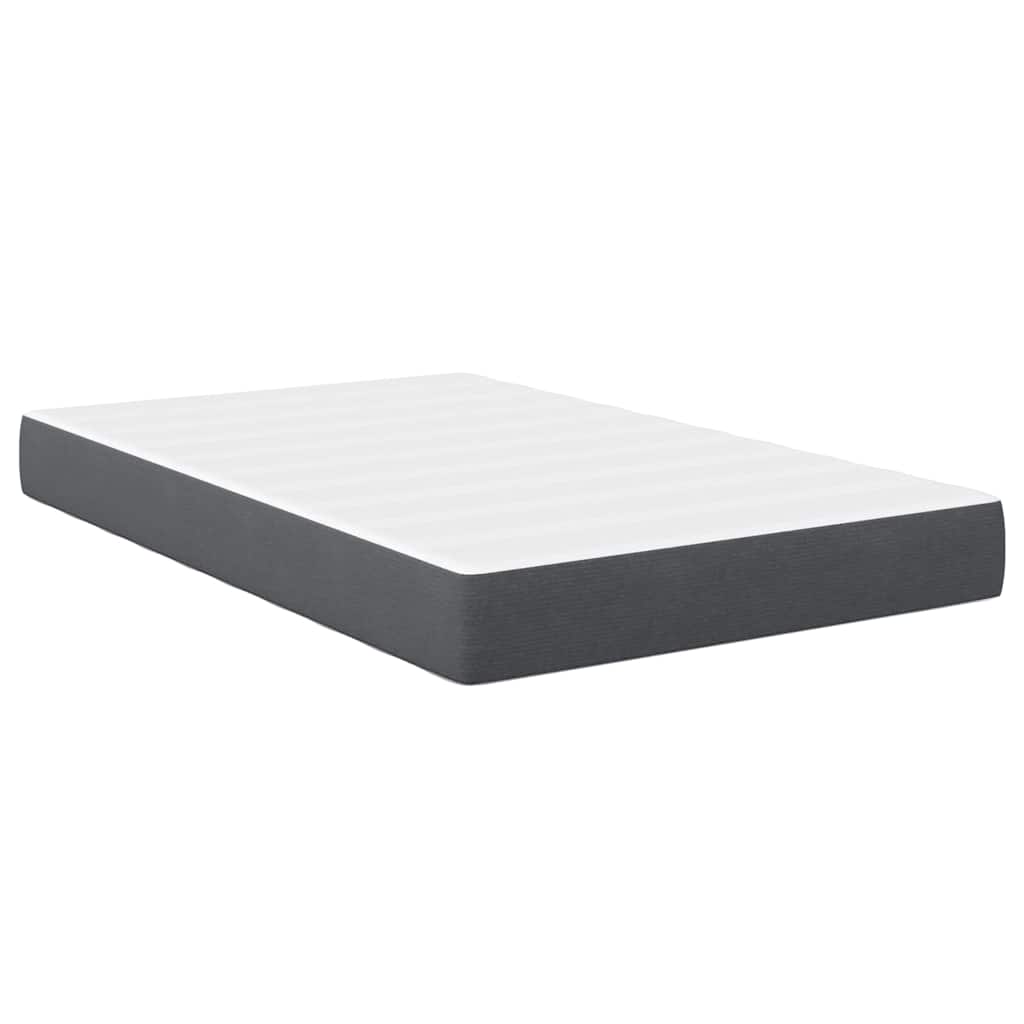 Bed Mattress with Mattress Grey 120 x 200 cm Fabric