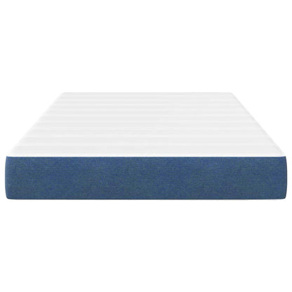 Bed Mattress with Mattress Blue 120 x 200 cm Fabric
