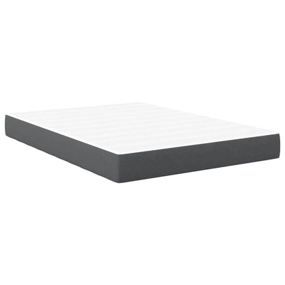 Bed Mattress with Mattress Grey 140 x 200 cm Fabric