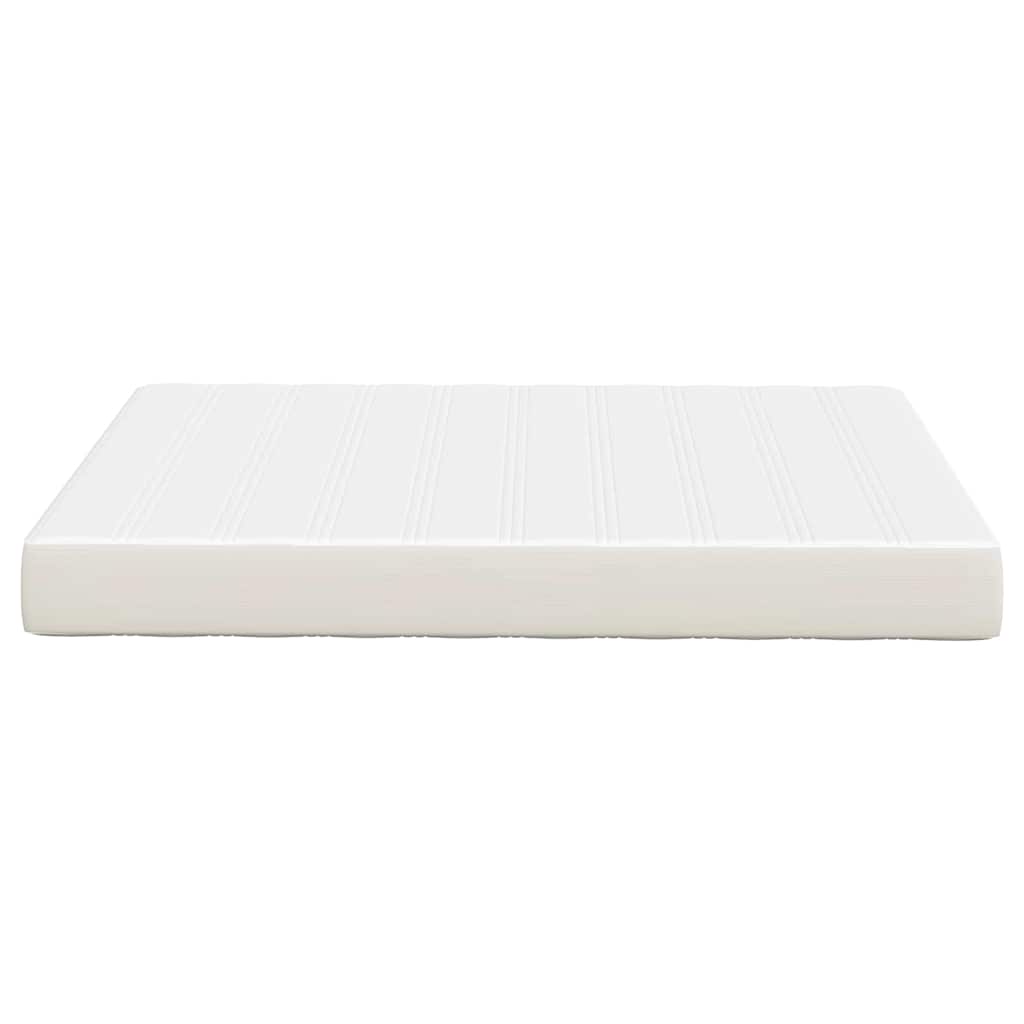 Bed Mattress with Mattress Cream 160 x 200 cm Fabric
