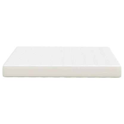 Bed Mattress with Mattress Cream 160 x 200 cm Fabric