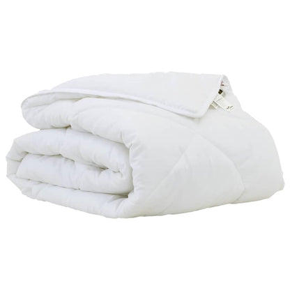 Quilts & Duvets White 135 x 200 cm Microfiber