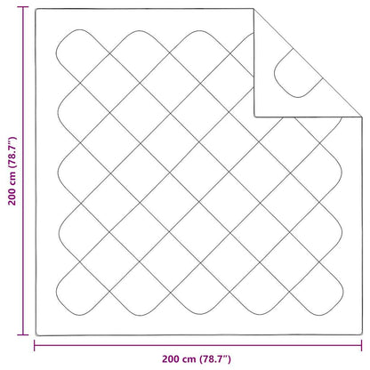 Quilts & Duvets White 200 x 200 cm Microfiber