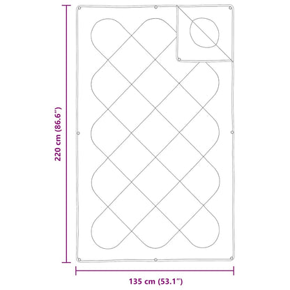 Quilts & Duvets White 135 x 220 cm Polyester