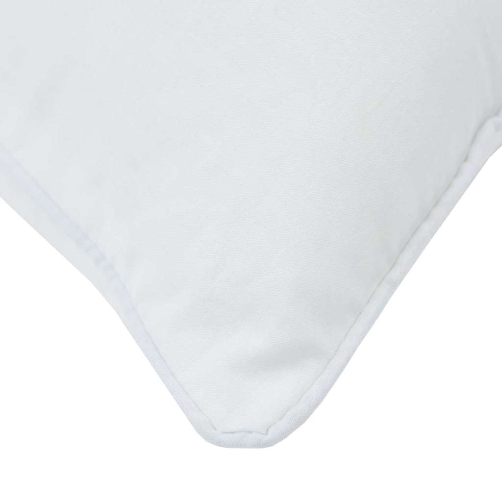 Pillow White 40 x 60 cm Cotton and Polyester