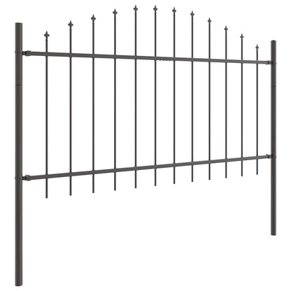 Garden Fence Grey 170 x 100 cm