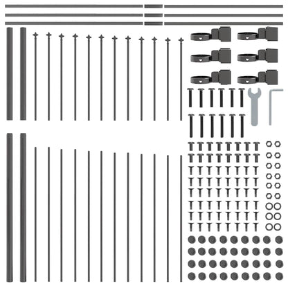 Garden Fence Grey 170 x 175 cm