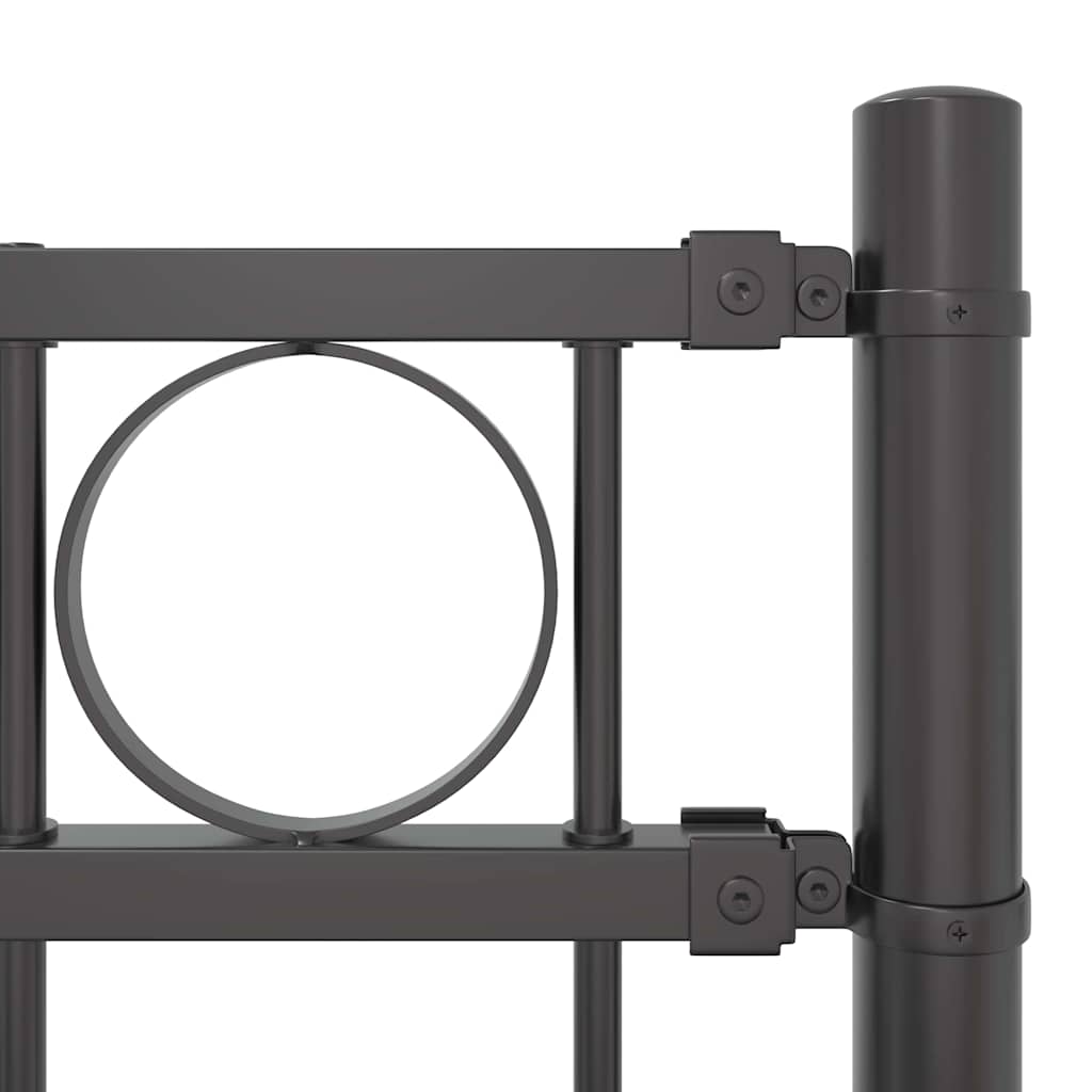 Garden Fence Grey Steel