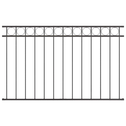 Garden Fence Grey Steel
