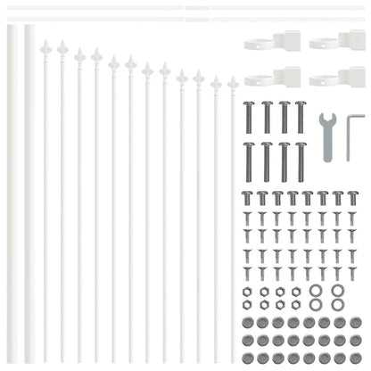 Garden Fence White 170 x 75 cm