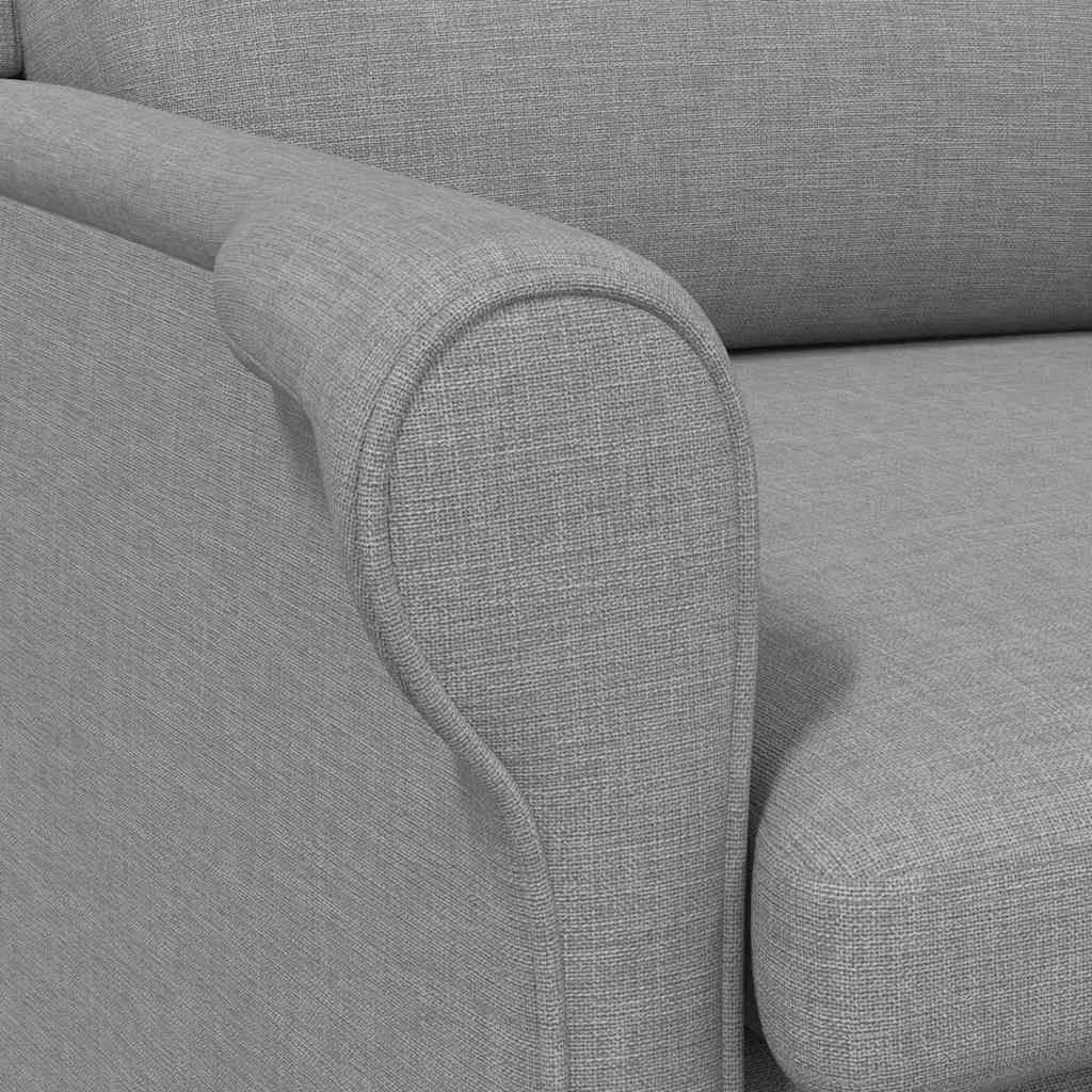 Armchair Light grey 76 x 94 x 102 cm Fabric