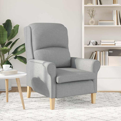 Armchair Light grey 76 x 94 x 102 cm Fabric
