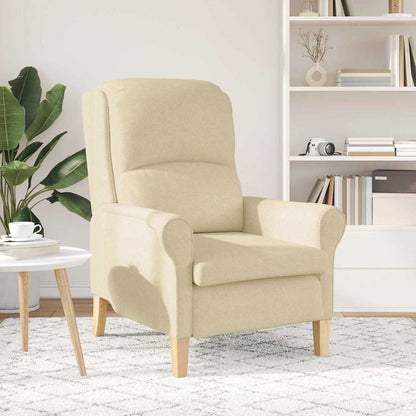 Armchair Cream 76 x 94 x 102 cm Fabric
