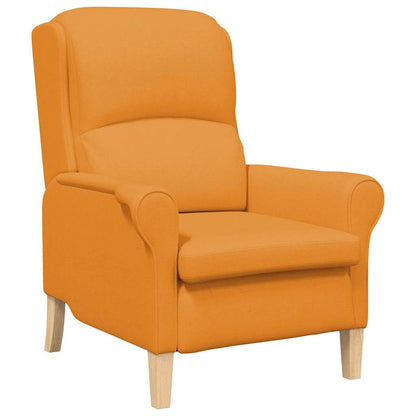 Armchair Dark yellow 76 x 94 x 102 cm Fabric