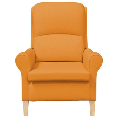 Armchair Dark yellow 76 x 94 x 102 cm Fabric