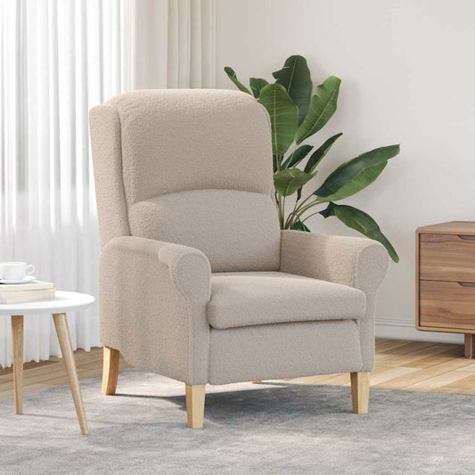 Armchair Light grey 76 x 94 x 102 cm