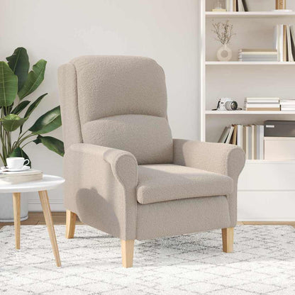 Armchair Light grey 76 x 94 x 102 cm