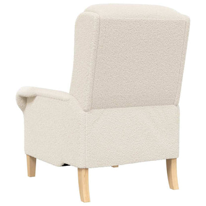 Armchair Cream 76 x 94 x 102 cm