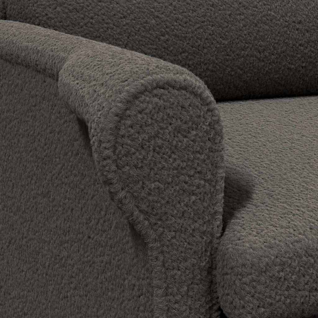 Armchair Dark grey 76 x 94 x 102 cm