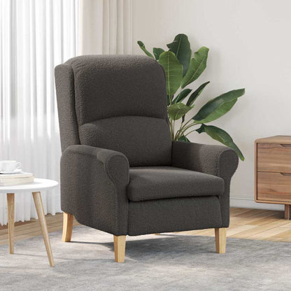 Armchair Dark grey 76 x 94 x 102 cm