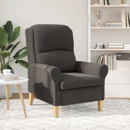 Armchair Dark grey 76 x 94 x 102 cm