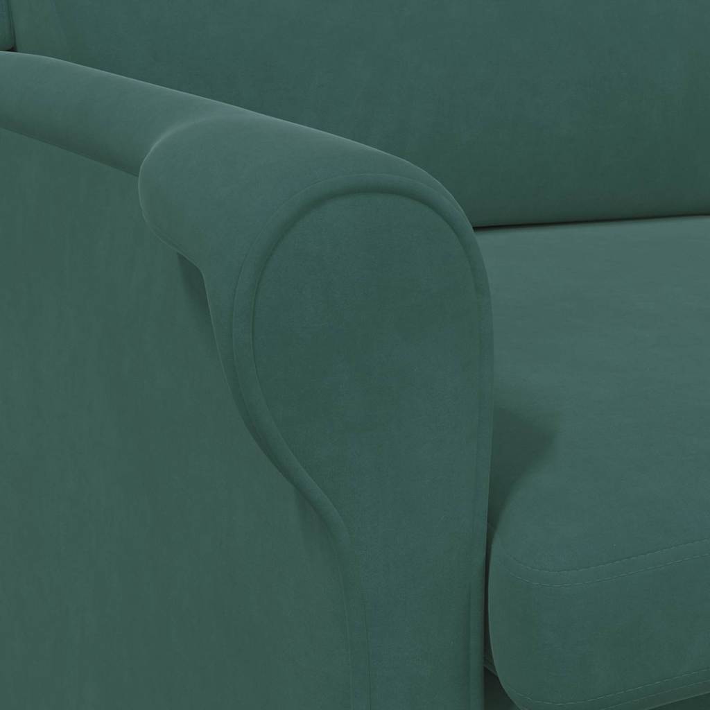 Armchair Dark green 76 x 94 x 102 cm Velvet