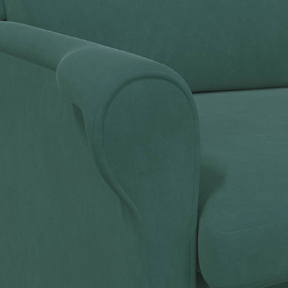Armchair Dark green 76 x 94 x 102 cm Velvet