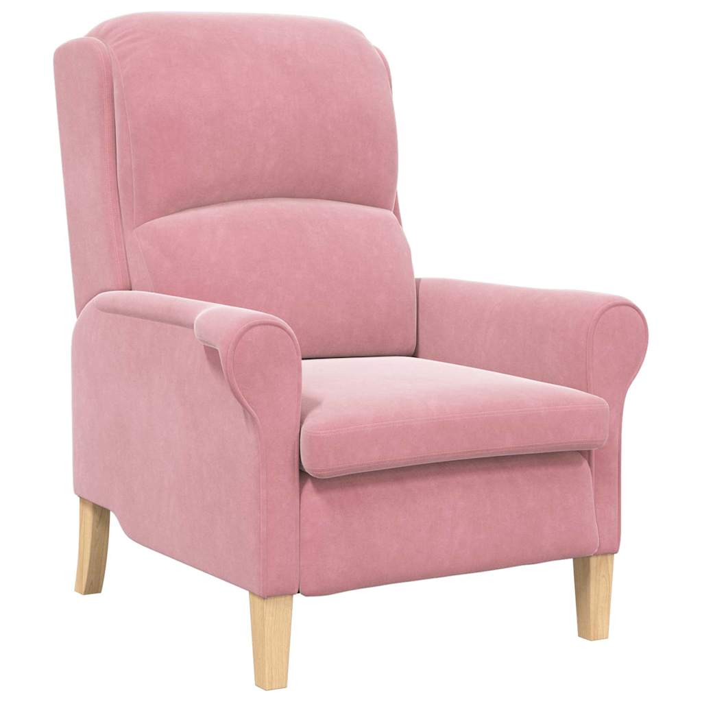 Armchair Pink 76 x 94 x 102 cm Velvet