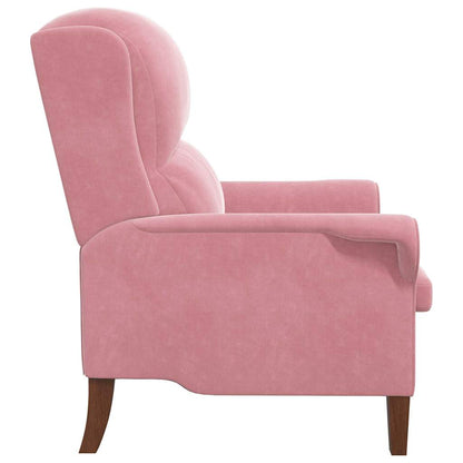 Armchair Pink 76 x 94 x 102 cm Velvet