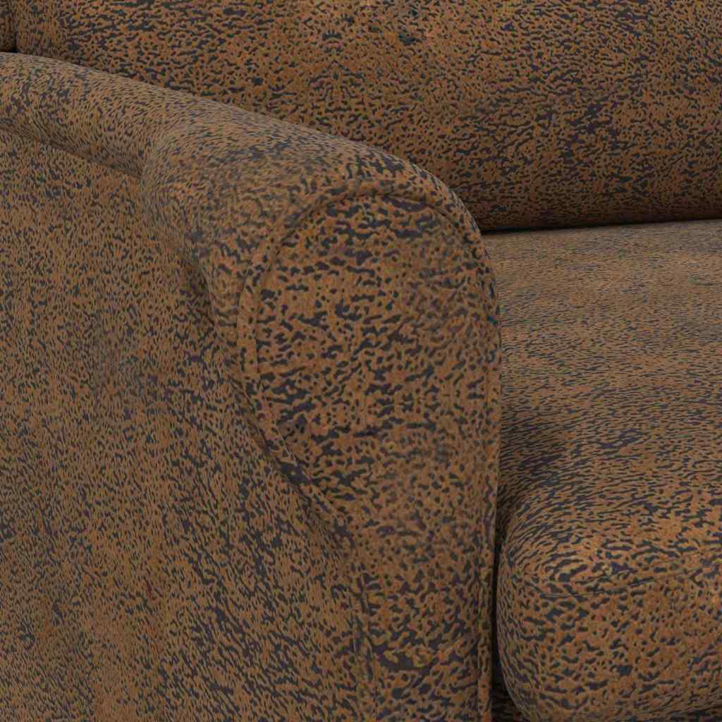 Armchair Brown 76 x 94 x 102 cm Faux leather