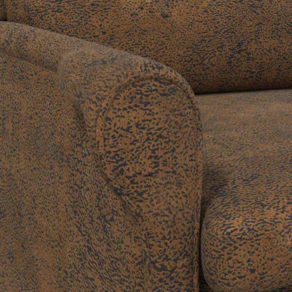 Armchair Brown 76 x 94 x 102 cm Faux leather