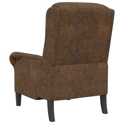 Armchair Brown 76 x 94 x 102 cm Faux leather