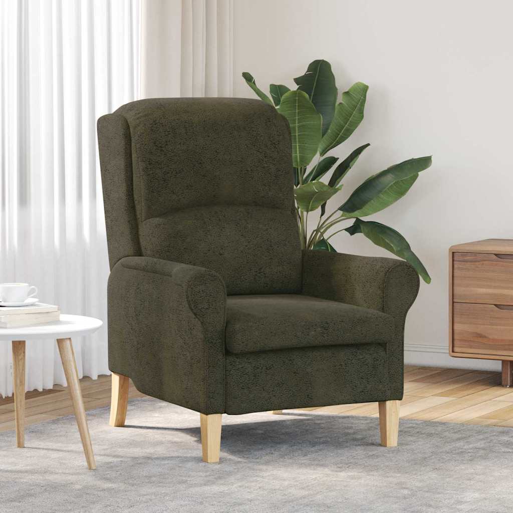 Armchair Army green 76 x 94 x 102 cm Faux leather
