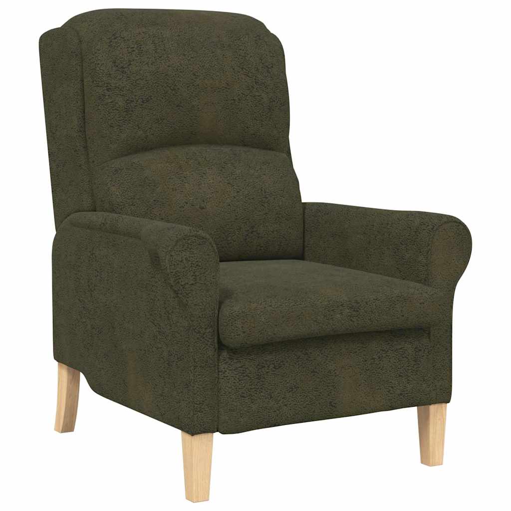 Armchair Army green 76 x 94 x 102 cm Faux leather