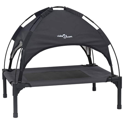 Dog Bed Black M Steel