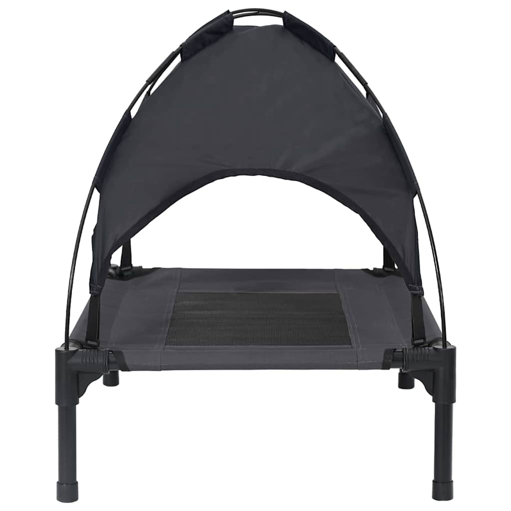 Dog Bed Black M Steel