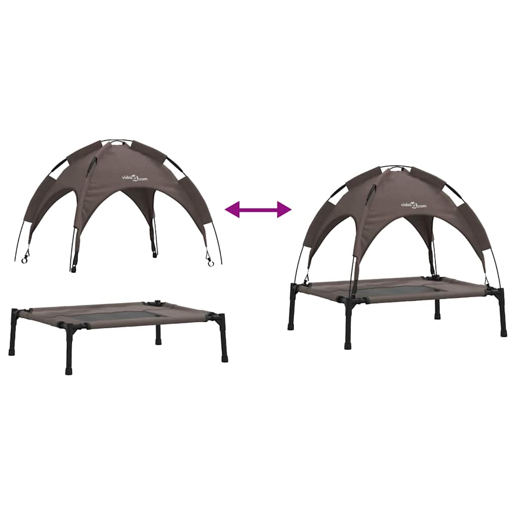 Dog Bed Brown S Steel
