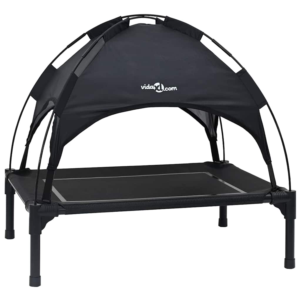 Dog Bed Black S Steel