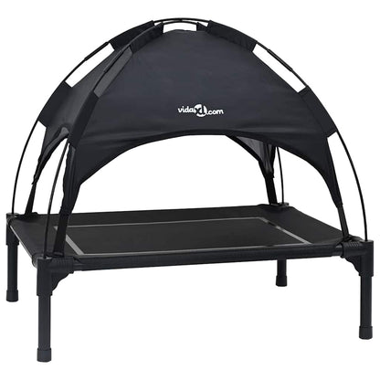 Dog Bed Black M Steel