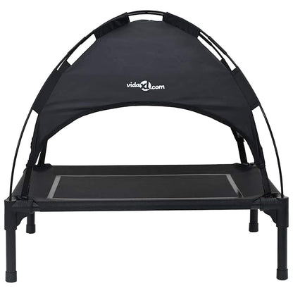 Dog Bed Black M Steel