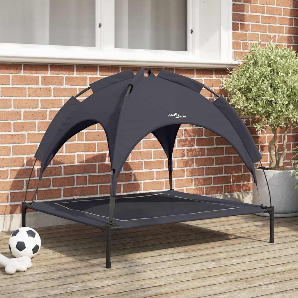 Dog Bed Black L Steel
