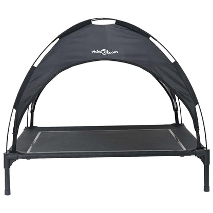 Dog Bed Black L Steel