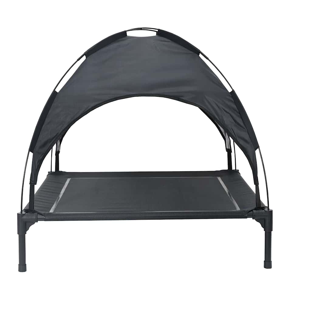 Dog Bed Black L Steel